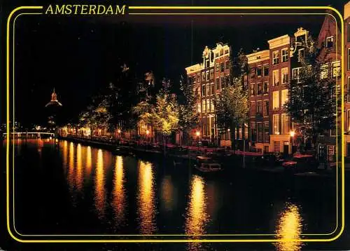 Amsterdam by night pier
