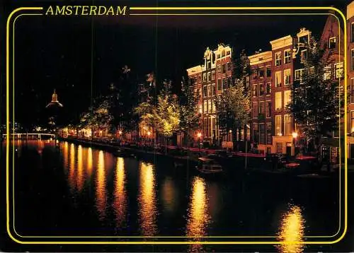 Amsterdam by night pier