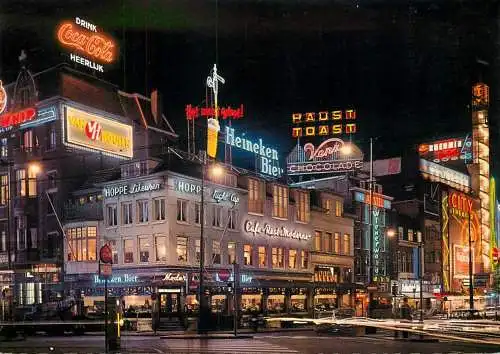 Amsterdam by night Leidseplein