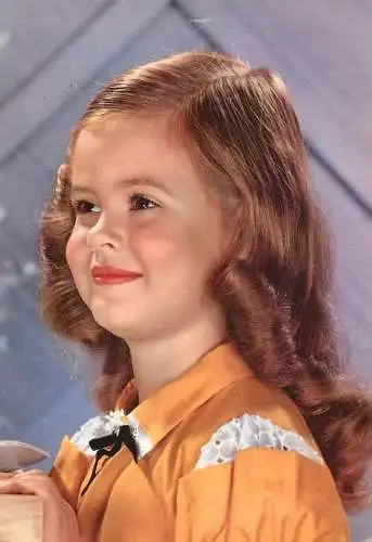 Children postcard children beautiful girl smile