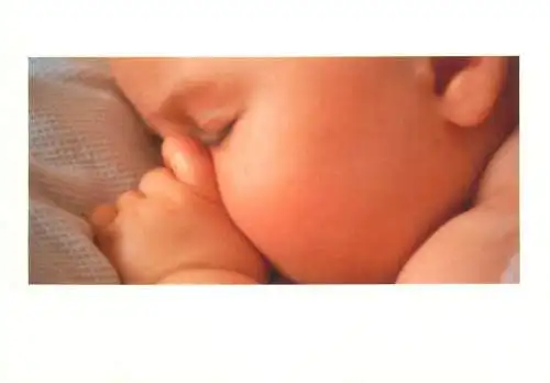 Children postcard Hallmark Cards baby sleeping