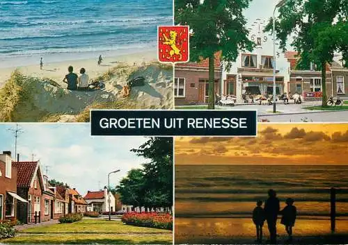 The Netherlands Renesse city streets beach