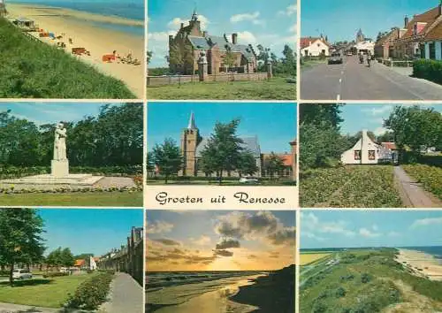 The Netherlands Renesse beach and church