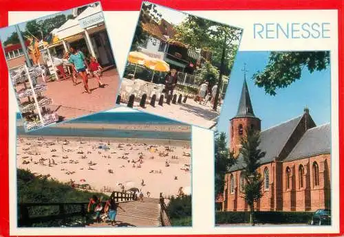 The Netherlands Renesse beach church promenade
