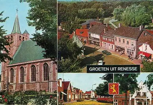 The Netherlands Renesse church city streets