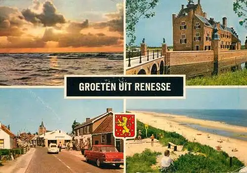 The Netherlands Renesse city streets beach palace