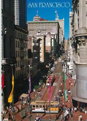 United States San Francisco Cable car and turntable