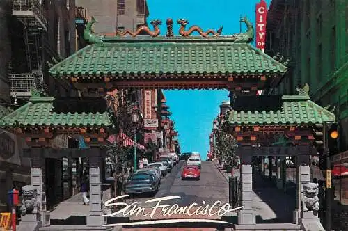 United States San Francisco China Town gateway