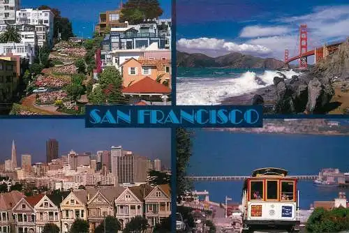 United States San Francisco tram Golden Gate
