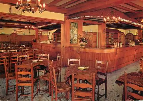 Postcard hotel restaurant cafe Trappisten J. Verhoeven Vinck