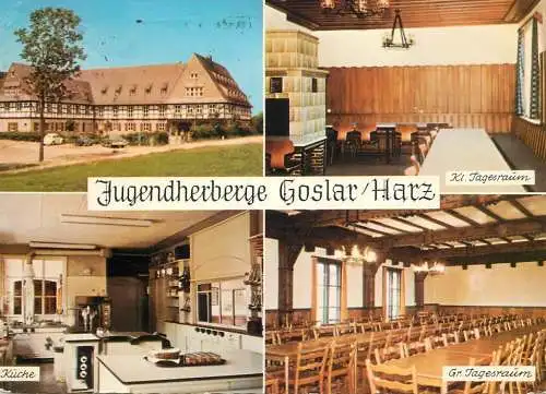 Postcard hotel restaurant Jugenherberge Goslar Harz