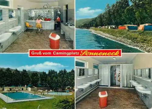 Postcard hotel restaurant Camping Sonneneck