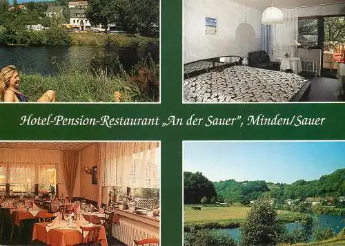 Postcard hotel restaurant An der Sauer Minden Sauer