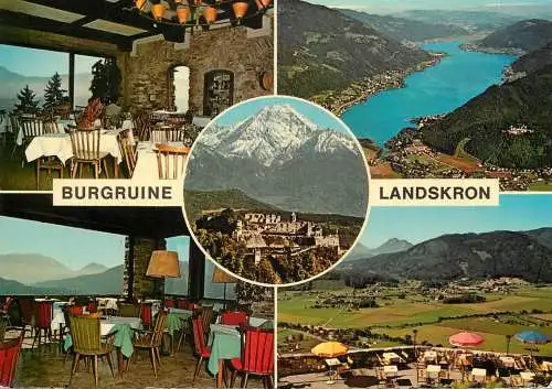 Postcard hotel restaurant Burgruine Landskron