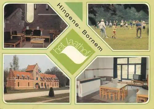Postcard hotel restaurant Hingene Bornem Het Laathof