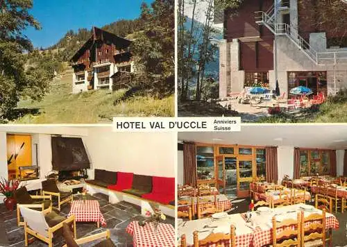 Postcard hotel restaurant Val D'Uccle Anniviers