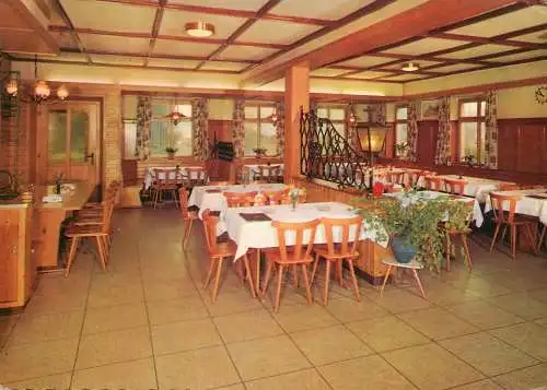 Postcard hotel restaurant Gasthoff Metzgerei Zur Flasche