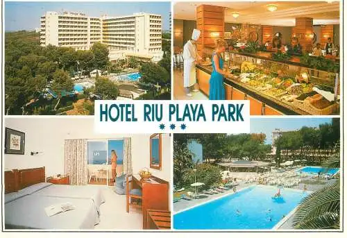 Postcard hotel restaurant Riu Playa Park