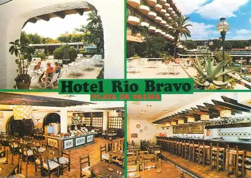Postcard Hotel restaurant Rio Bravo Playa de Palma