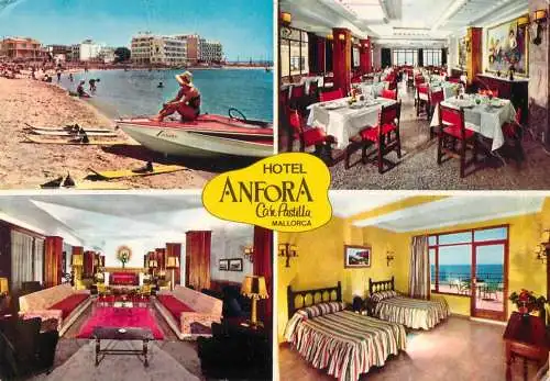 Postcard Hotel restaurant Anfora Mallorca C;an pastilla