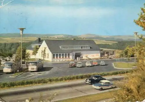Postcard Hotel restaurant Autobahn Rasthaus Fernthal