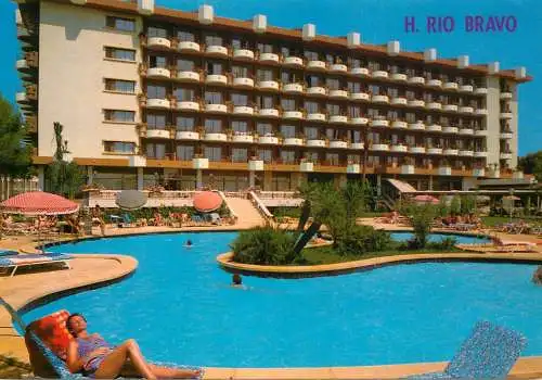 Postcard Hotel restaurant Rio Bravo Mallorca Playa de Palma