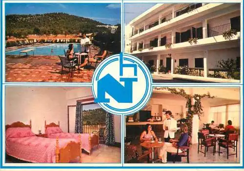 Postcard Hotel restaurant Hostal Norte San Antonio Abad Ibiza