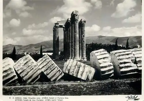 Greece Athens Zeus' the Olympian Temple