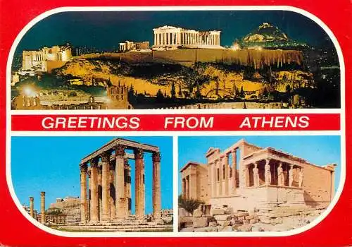 Greece Greetings from Athens souvenir