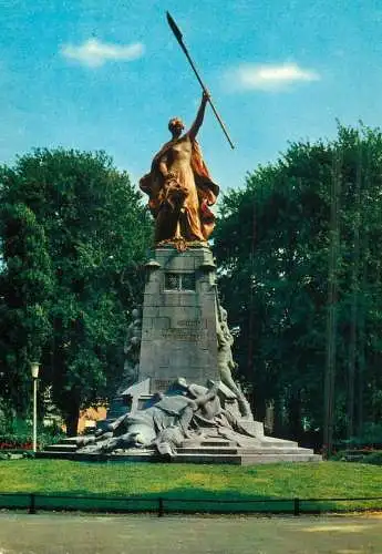Belgium Kortrijk Stanbeeld van de Slagder Gulden Sporen
