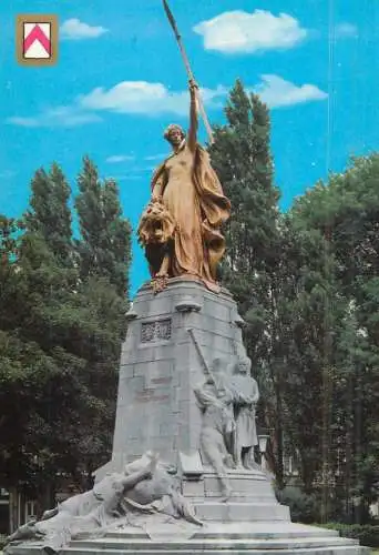Belgium Kortrijk Monument Denkmal "Slag der Gulden Sporen"