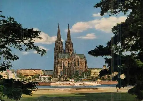 Germany Koln am Rhein Rheinfront Waterfront