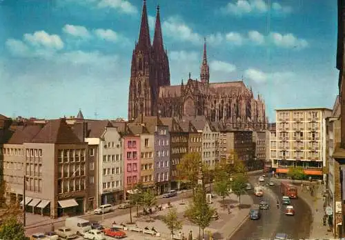 Germany Koln am Rhein Altermarkt und Dom