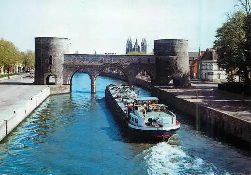 Belgium Tournai Pont des Trous et l'Escaut