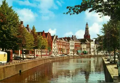 Netherlands Groningen canal view