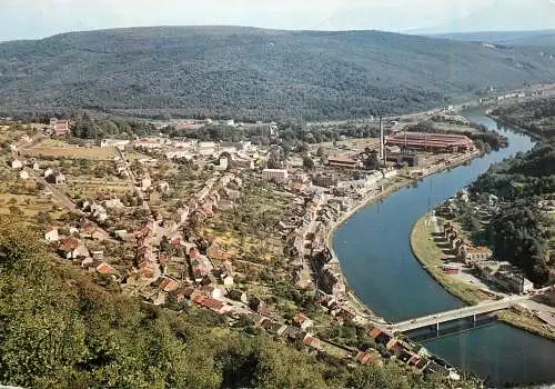 France Montherme (Ardennes) Boucle de la Meuse et vue de la ville