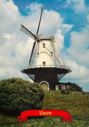 Windmill Holland Veere Korenmolen De Koe