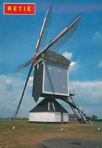 Windmill Holland Retie Molen de Heerser