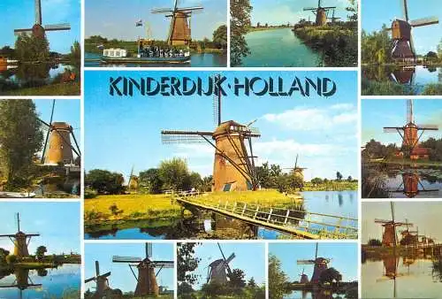 Windmill Holland De Overwaard Kinderdijk