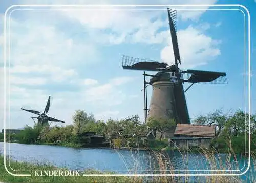 Windmill Holland De Overwaard Kinderdijk