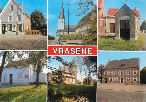 Vrasene multi view postcard