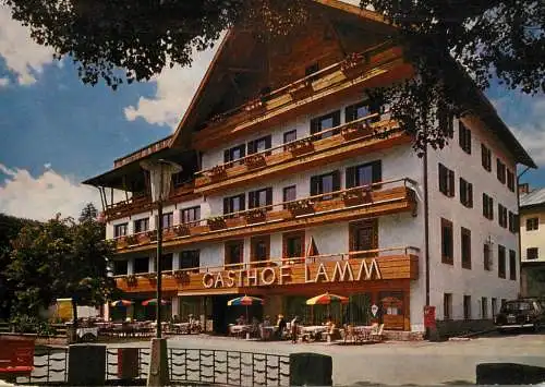 Postcard hotel restaurant Alpenhotel Lamm Tirol