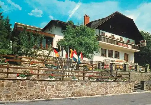 Postcard hotel restaurant Rittersprung Baesch Steils Ouren