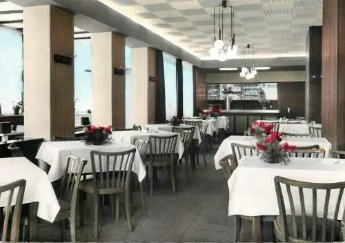 Postcard hotel restaurant Nurnberger Hof Neumarkt 1971