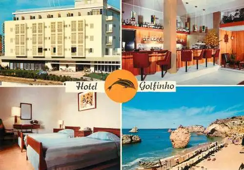 Postcard hotel restaurant Golfinho