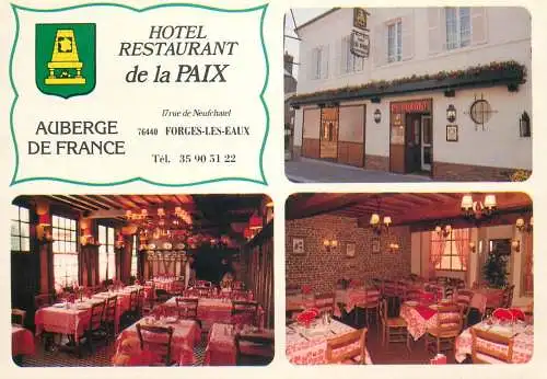 Postcard hotel restaurant de la Paix Auberge