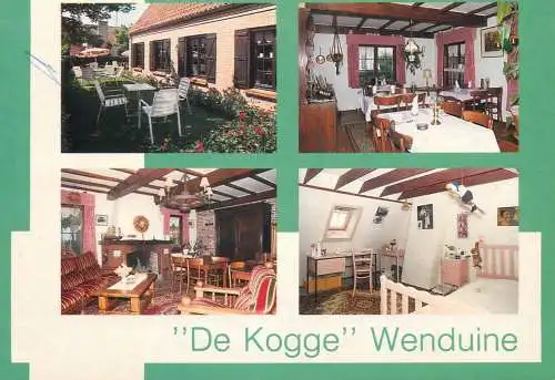 Postcard hotel restaurant de Kogge Wenduine