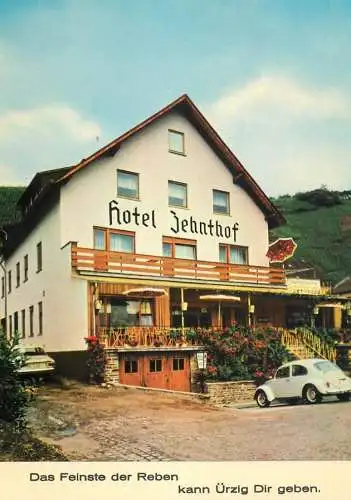 Postcard hotel restaurant Zehnthof Urzig Mosel