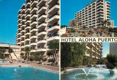 Postcard hotel restaurant Aloha Puerto Torremolinos