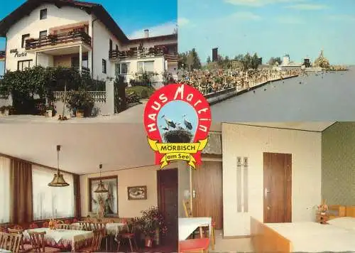 Postcard hotel restaurant pension Haus Martin